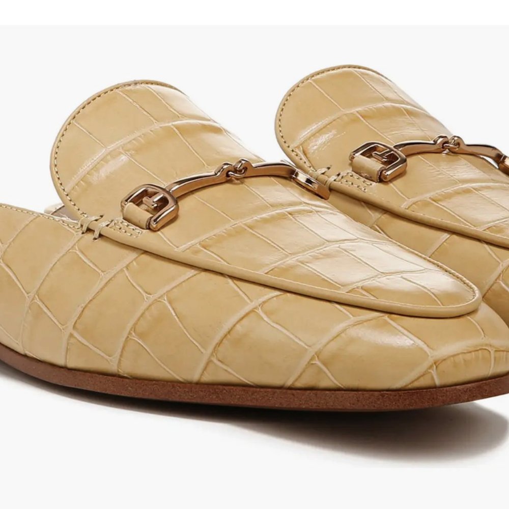 Sam Edelman Linnie Horsebit Embellished Mules MSRP$190 Perfect for Warm Seasons - Picture 8 of 14